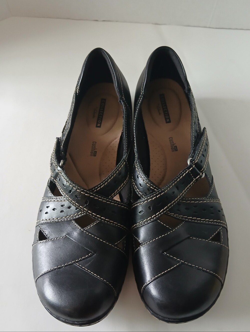 Black Womens Comfort Mary Jane Shoes - Cushioned Support